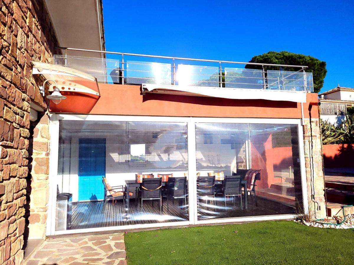 La Garonnette-Plage Villa Palm' Issambres 6-7 Personnes, Clim, Avec Piscine, Jardin Et Parking Prives מראה חיצוני תמונה