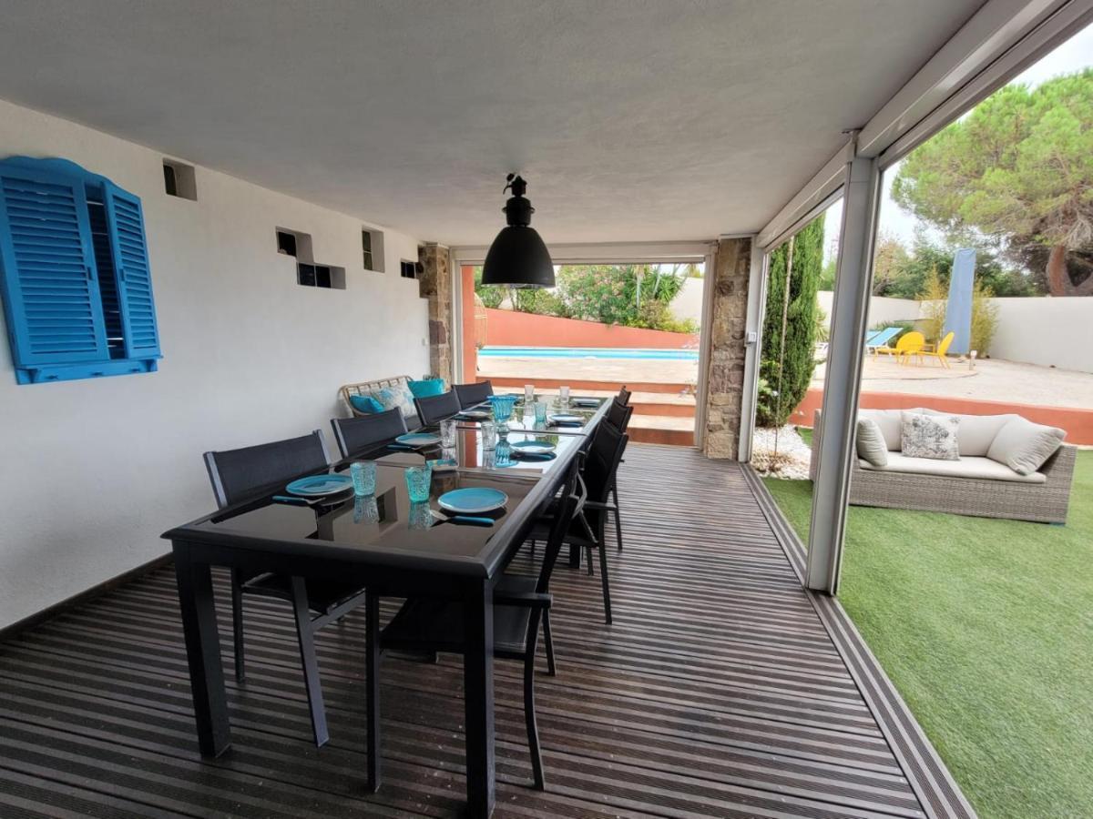 La Garonnette-Plage Villa Palm' Issambres 6-7 Personnes, Clim, Avec Piscine, Jardin Et Parking Prives מראה חיצוני תמונה