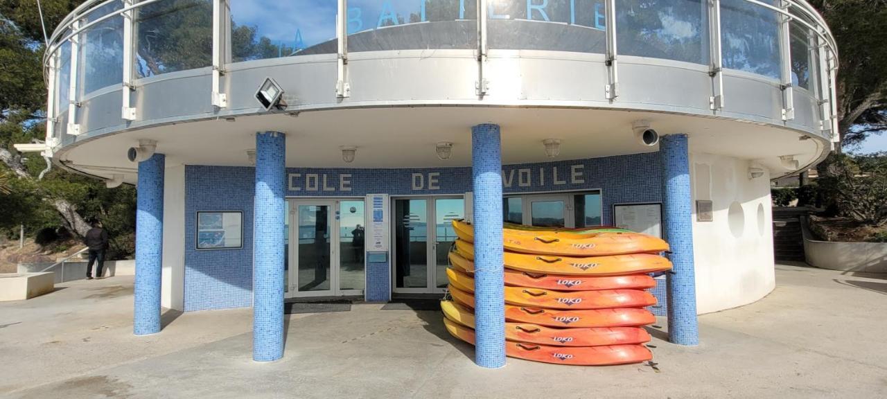 La Garonnette-Plage Villa Palm' Issambres 6-7 Personnes, Clim, Avec Piscine, Jardin Et Parking Prives מראה חיצוני תמונה