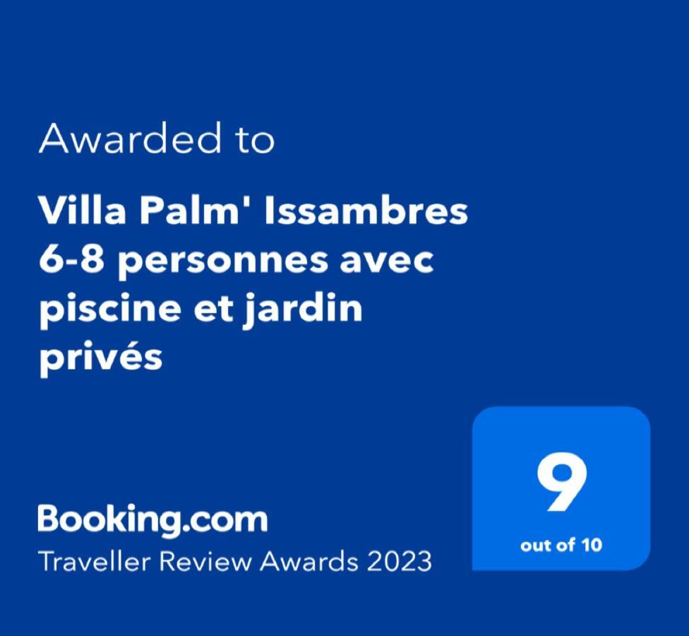 La Garonnette-Plage Villa Palm' Issambres 6-7 Personnes, Clim, Avec Piscine, Jardin Et Parking Prives מראה חיצוני תמונה